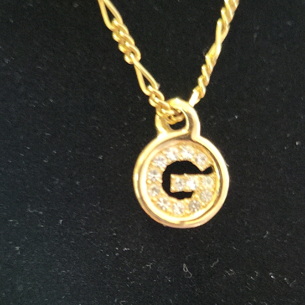 Givenchy G Rhinestone Necklace - Picture 3 of 9